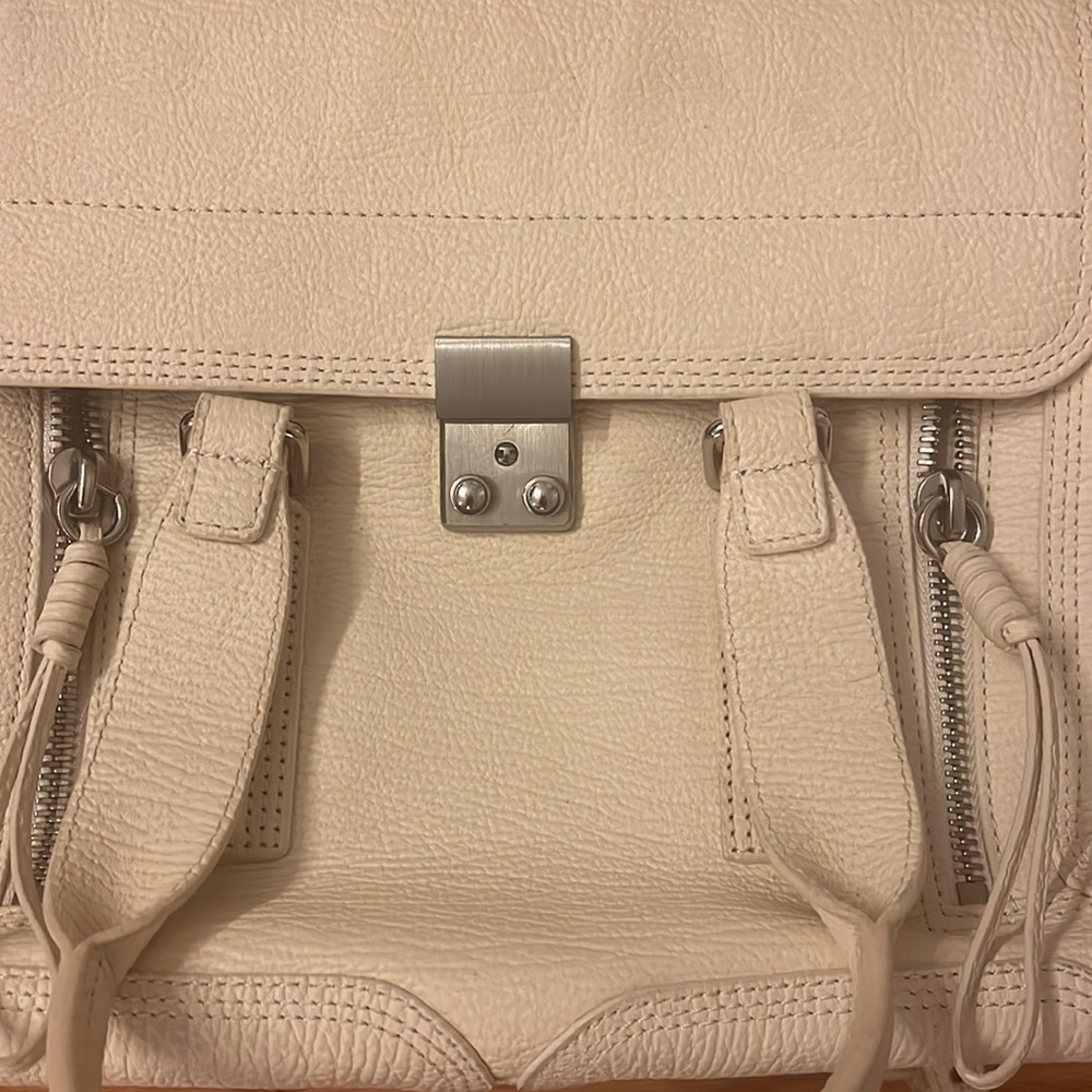 [3.1 Philip Lim] white leather Pashli Sachel - Picture 2 of 4